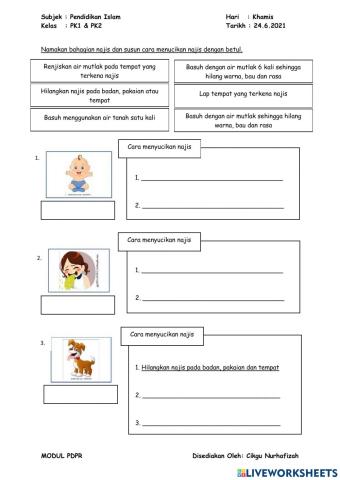 Cara Membersihkan Najis