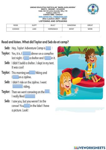 Conversation Taylor and Sib