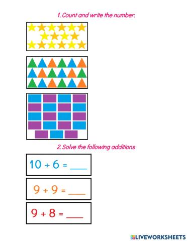Examen Math Tens,Units