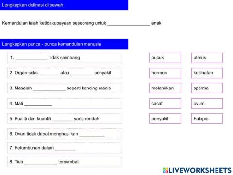 4.6.1.1 Berkomunikasi mengenai kemandulan