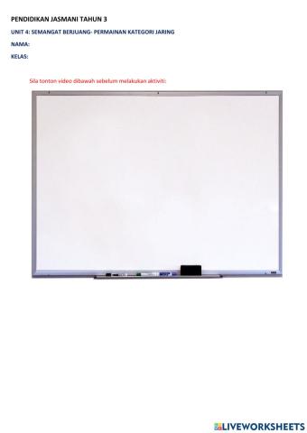 Pj tahun 3 - kategori permainan jaring