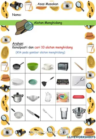 Kenalpasti alatan menghidang