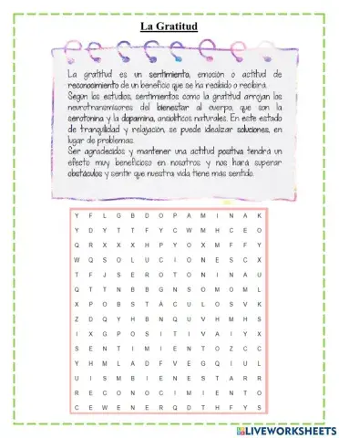 La gratitud