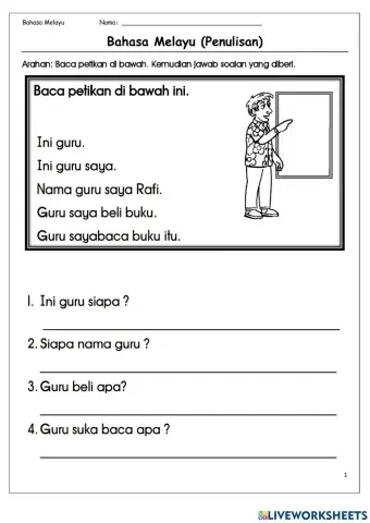 Latihan Bacaan Bergred 【4】
