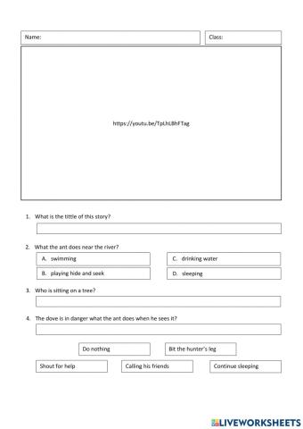 The Ant and The Dove