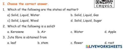 Matters and materials