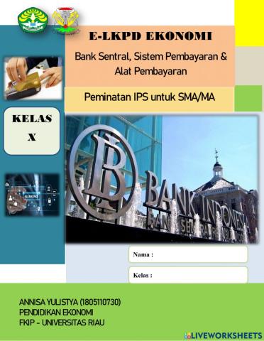 Bank Sentral, Sistem Pembayaran & Alat Pembayaran