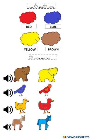 Brown Bear Brown Bear- Colors