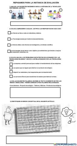 Repasamos para evaluaciòn