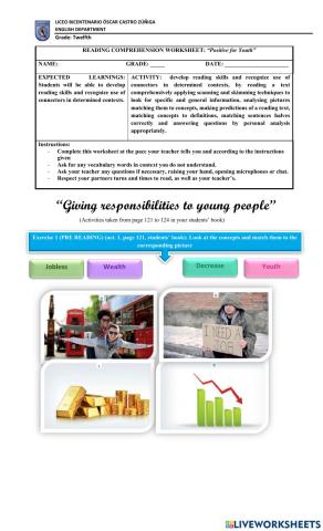 Positive for youth - reading comprehension
