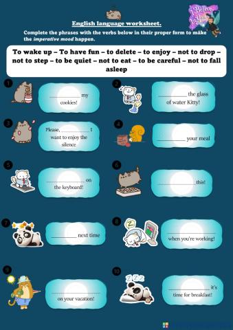 Imperatives & past simple