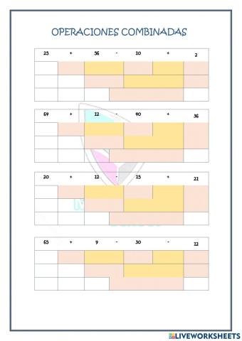 Operaciones combinadas