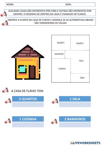 Planta da casa