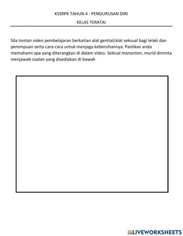 Pengurusan Diri KSSRPK Tahun 4