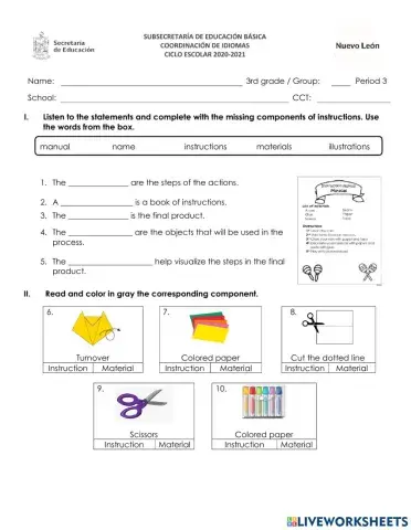 Third Trimester Exam - 3rd Grade