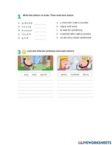 Vocabulary fairy tales