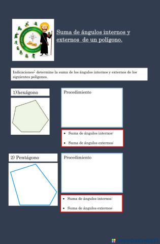 Ángulos de un polígono