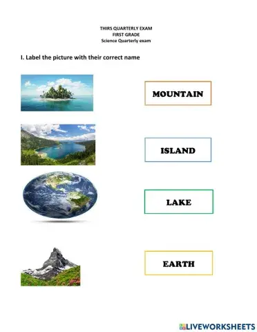 Science Quarterly exam 3