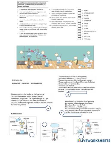 Equipment procedures