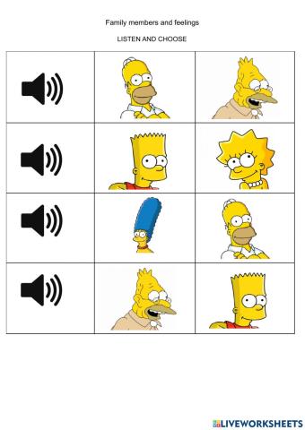 Family and feelings - test