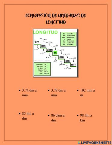 Conversion de longitudes