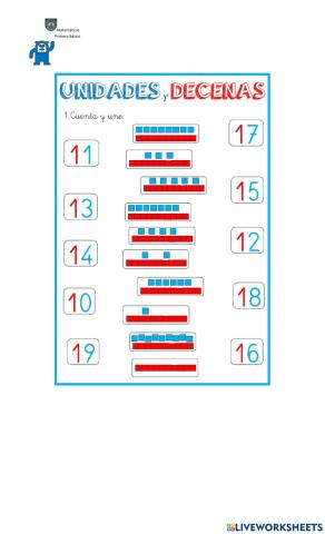 Decenas y unidades