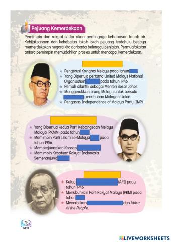 PEJUANG KEMERDEKAAN 1