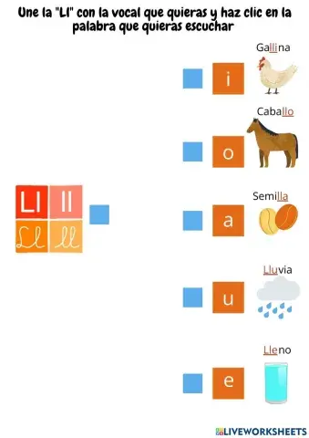 Actividad dígrafo ll