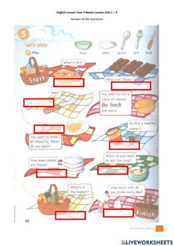 Revise lesson Year 4 Modul 1 - 5