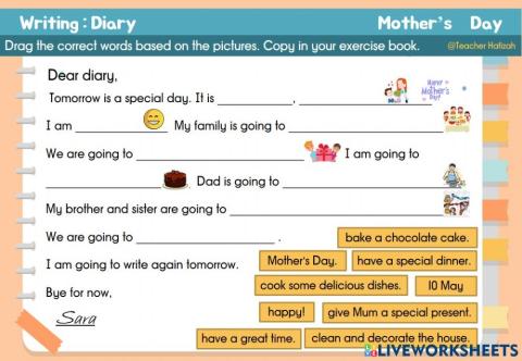 Cefr year 4 diary