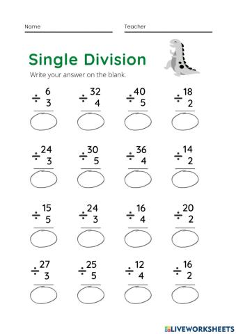 Single Division