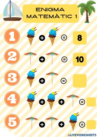 Enigma matemàtic estiu