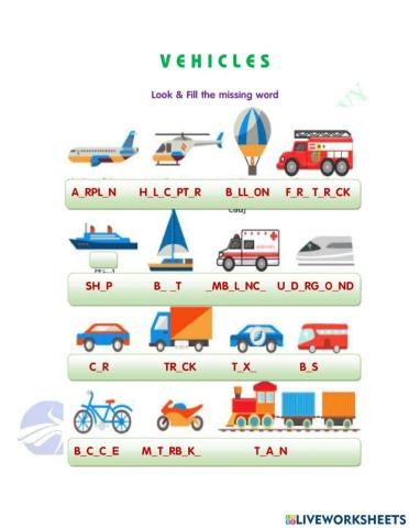 Vehicles