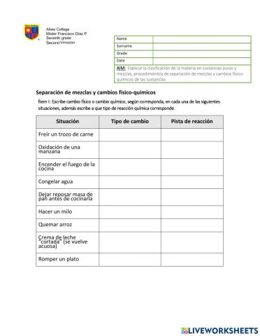 Quimica - Sustancia 1