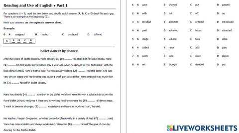 Use of english- part 1