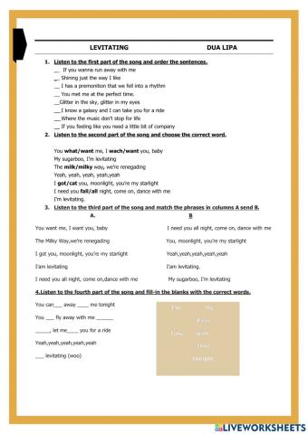 Songs en english dua lipa