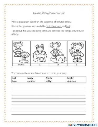 Creative Writing Term 3 Test