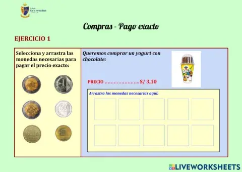 Dinero - Pago exacto