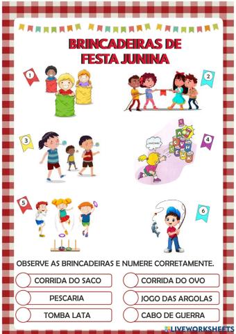 Brincadeiras de Festa Junina
