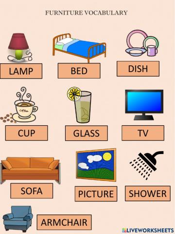 Furniture Vocabulary