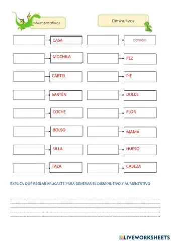 Auemntativo diminutivo