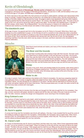 Kevin of Glendalough