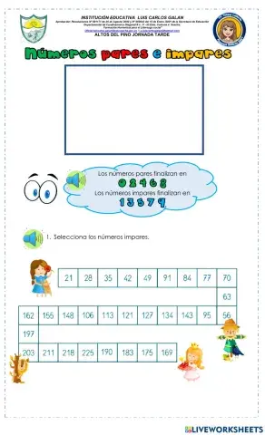 Números pares e impares