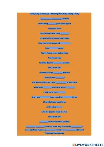 Everything but the girl