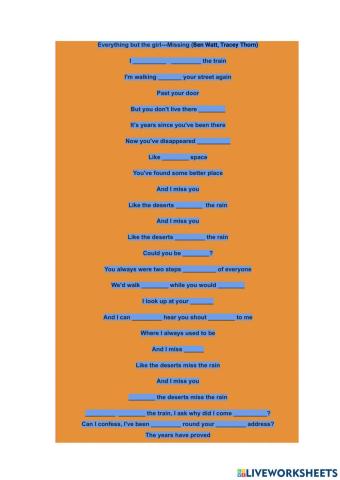 Everything but the girl