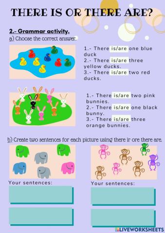 There is or there are?