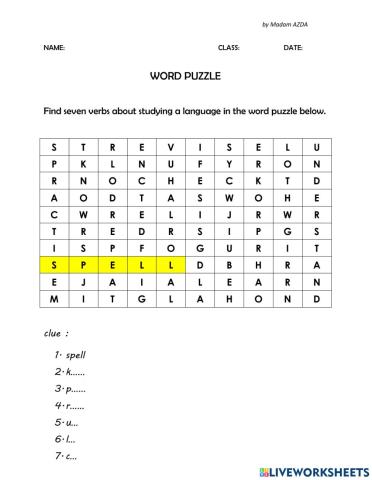 Word puzzle
