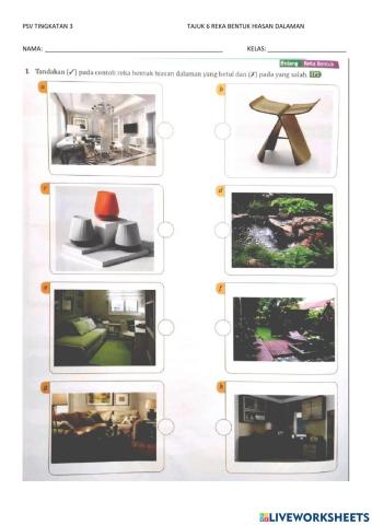 PSV TINGKATAN 3 TAJUK 6