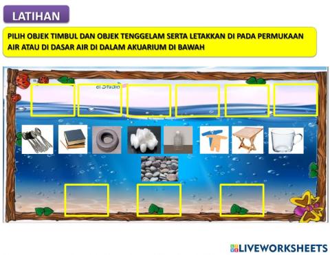 Ketumpatan: objek timbul dan objek tenggelam