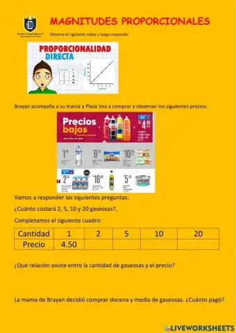 Magnitudes Proporcionales